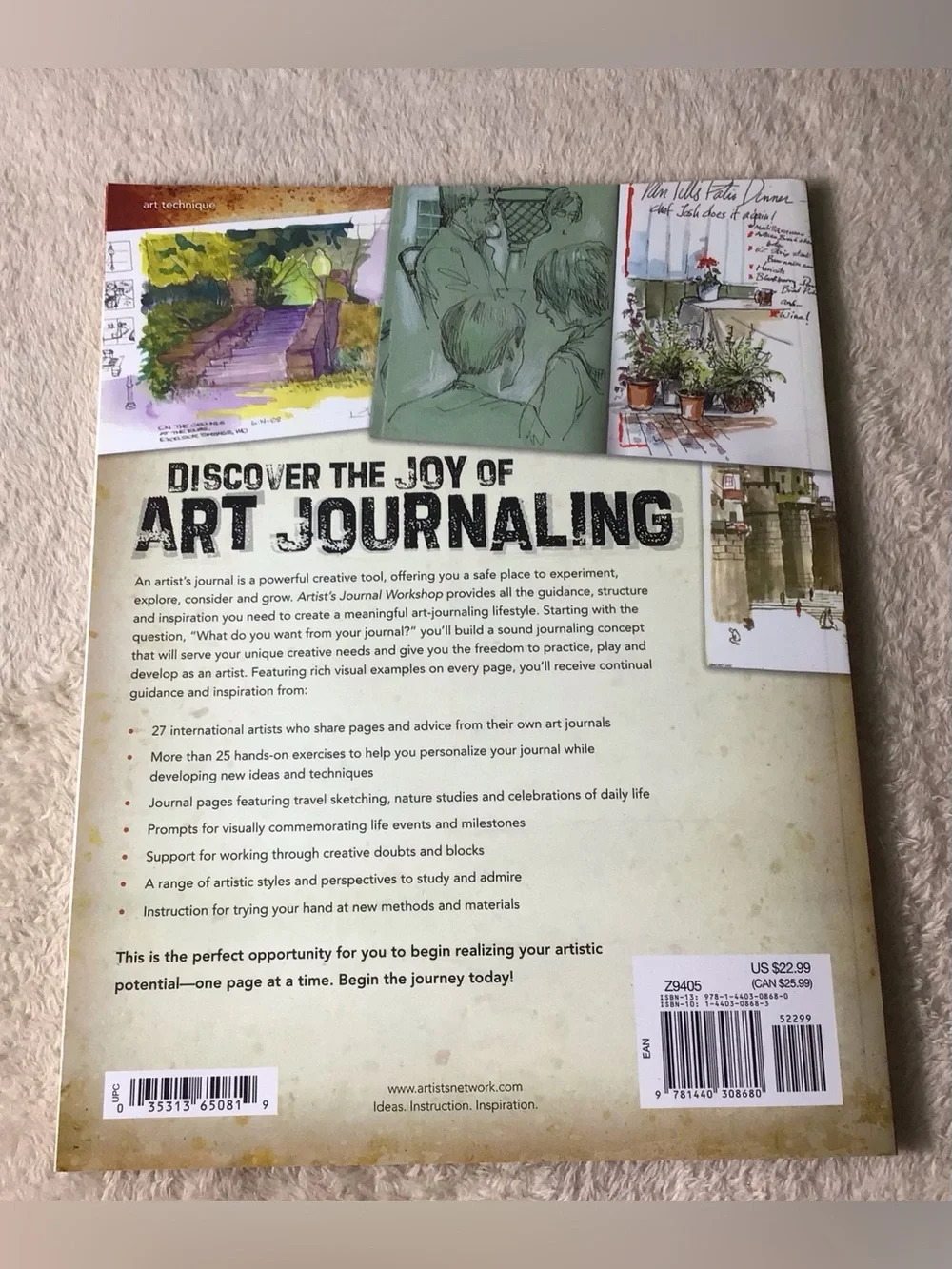 Artist’s journal workshop
